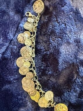 Silpada Gold-Tone Coin Charm Bracelet - Women Jewelry